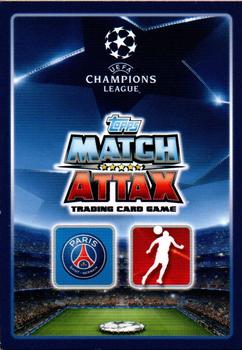 2015-16 Topps Match Attax UEFA Champions League Polish #59 Thiago Silva Back