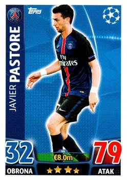2015-16 Topps Match Attax UEFA Champions League Polish #66 Javier Pastore Front