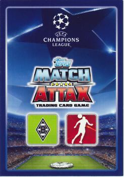 2015-16 Topps Match Attax UEFA Champions League Portuguese #222 Oscar Wendt Back