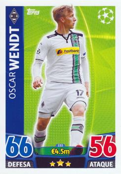 2015-16 Topps Match Attax UEFA Champions League Portuguese #222 Oscar Wendt Front