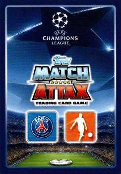 2015-16 Topps Match Attax UEFA Champions League Spanish #62 Blaise Matuidi Back