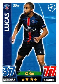 2015-16 Topps Match Attax UEFA Champions League Spanish #65 Lucas Front
