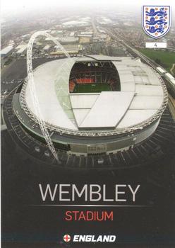 2016 Panini Adrenalyn XL England #4 Wembley Stadium Front