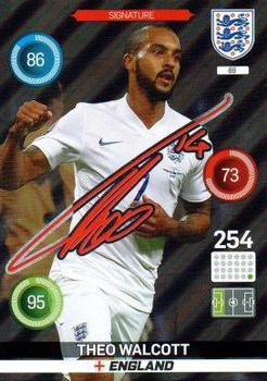 2016 Panini Adrenalyn XL England #88 Theo Walcott Front