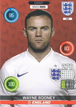 2016 Panini Adrenalyn XL England #108 Wayne Rooney Front