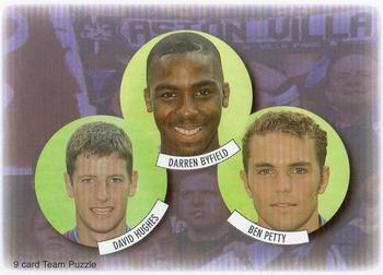 1998 Futera Aston Villa Fans Selection #3 Team Puzzle Front