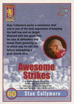 1998 Futera Aston Villa Fans Selection - Foil #60 Stan Collymore Back