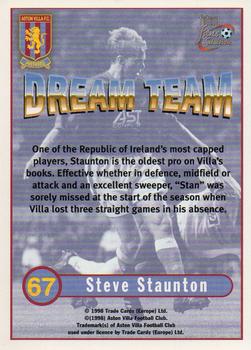 1998 Futera Aston Villa Fans Selection - Foil #67 Steve Staunton Back