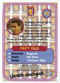 1998 Futera Aston Villa Fans Selection - Special Edition #SE8 Gareth Southgate Back