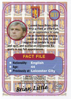 1998 Futera Aston Villa Fans Selection - Special Edition #SE17 Brian Little Back