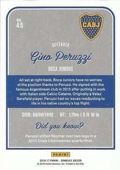 2016-17 Donruss #45 Gino Peruzzi Back