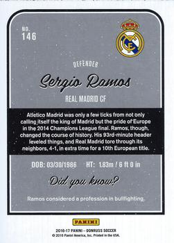 2016-17 Donruss #146 Sergio Ramos Back