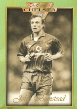 1998 Futera Platinum The Captains of Chelsea #42 John Bumstead Front