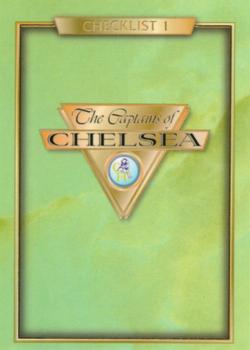 1998 Futera Platinum The Captains of Chelsea #61 Checklist 1 Front