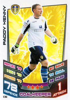 2012-13 Topps Match Attax Championship Edition #136 Paddy Kenny Front