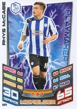 2012-13 Topps Match Attax Championship Edition #194 Rhys McCabe Front
