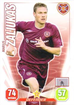 2008-09 Panini Scottish Premier League Super Strikes #NNO Marius Zaliukas Front