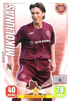 2008-09 Panini Scottish Premier League Super Strikes #NNO Saulius Mikoliunas Front