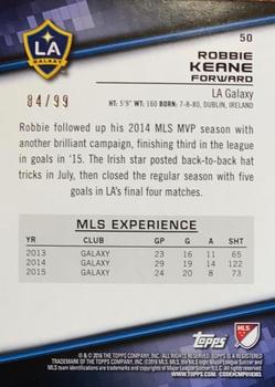 2016 Topps MLS - Blue #50 Robbie Keane Back