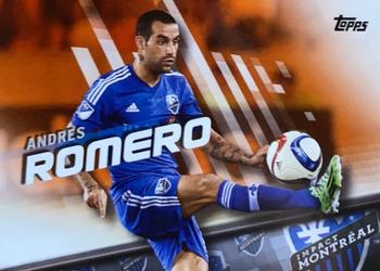2016 Topps MLS - Orange #128 Andres Romero Front