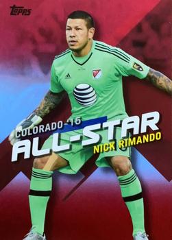 2016 Topps MLS - 2015 All-Stars Red #MLSA-18 Nick Rimando Front