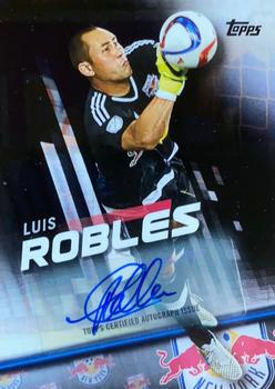 2016 Topps MLS - Base Autographs Black #40 Luis Robles Front