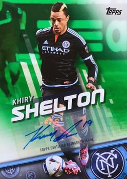 2016 Topps MLS - Base Autographs Green #16 Khiry Shelton Front