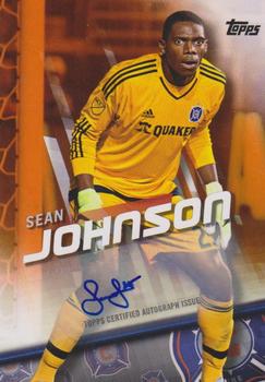 2016 Topps MLS - Base Autographs Orange #45 Sean Johnson Front