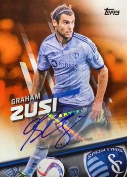 2016 Topps MLS - Base Autographs Orange #68 Graham Zusi Front