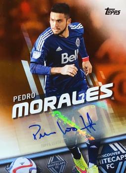 2016 Topps MLS - Base Autographs Orange #108 Pedro Morales Front