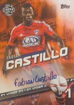 2016 Topps MLS - Base Autographs Orange #157 Fabian Castillo Front