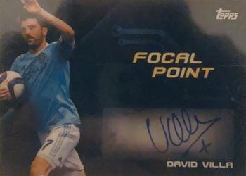 2016 Topps MLS - Focal Point Autographs Black #FPA-DV David Villa Front