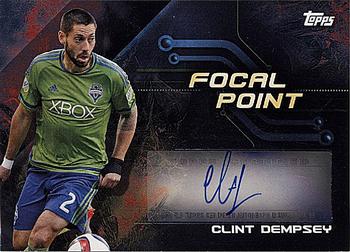 2016 Topps MLS - Focal Point Autographs Red #FPA-CD Clint Dempsey Front