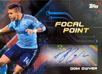 2016 Topps MLS - Focal Point Autographs Red #FPA-DD Dom Dwyer Front