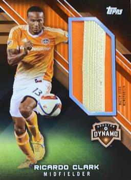 2016 Topps MLS - Jumbo Relics Orange #JR-RC Ricardo Clark Front