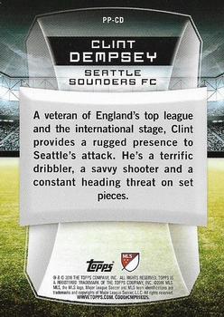 2016 Topps MLS - Presence of the Pitch #PP-CD Clint Dempsey Back