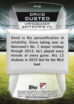 2016 Topps MLS - Presence of the Pitch #PP-DO David Ousted Back
