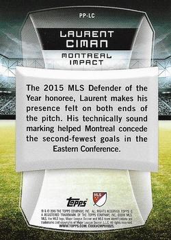 2016 Topps MLS - Presence of the Pitch #PP-LC Laurent Ciman Back