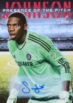 2016 Topps MLS - Presence of the Pitch Autographs #PP-SJ Sean Johnson Front