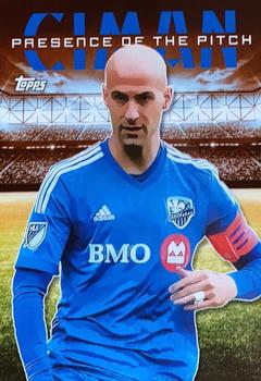 2016 Topps MLS - Presence of the Pitch Orange #PP-LC Laurent Ciman Front