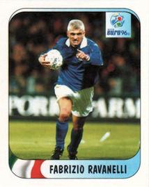 1996 Merlin's Euro 96 Stickers #222 Fabrizio Ravanelli Front