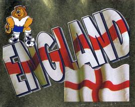 1996 Merlin's Euro 96 Stickers #3 England Flag Front