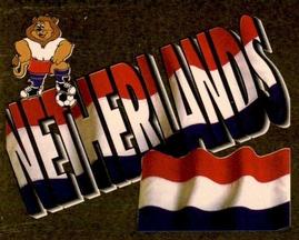 1996 Merlin's Euro 96 Stickers #48 Netherlands Flag Front