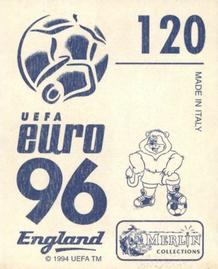 1996 Merlin's Euro 96 Stickers #120 Emil Kremenliev Back