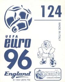 1996 Merlin's Euro 96 Stickers #124 Yankov Back