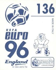 1996 Merlin's Euro 96 Stickers #136 Daniel Prodan Back