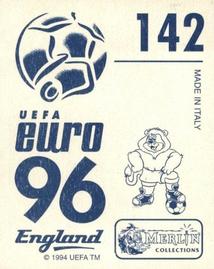 1996 Merlin's Euro 96 Stickers #142 Dumitrescu Back
