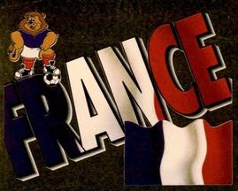 1996 Merlin's Euro 96 Stickers #145 France Flag Front