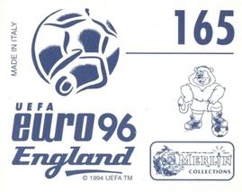 1996 Merlin's Euro 96 Stickers #165 St. James' Park Back