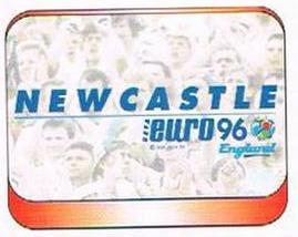 1996 Merlin's Euro 96 Stickers #166 Newcastle Emblem Front